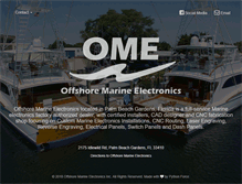 Tablet Screenshot of offshoremarineelectronics.com